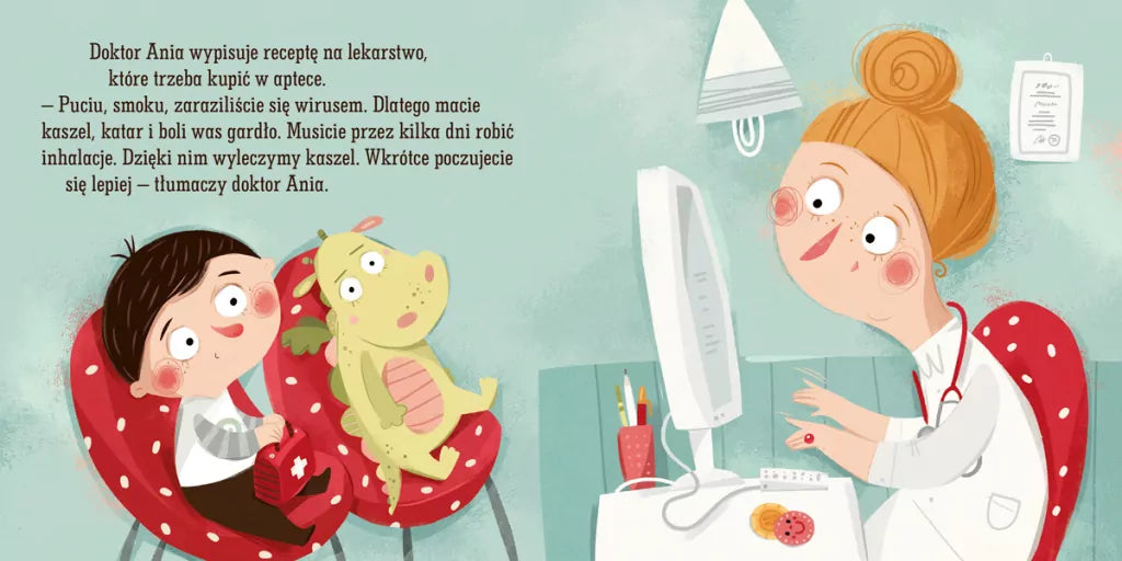 Pucio u lekarza. Uczę się z Puciem