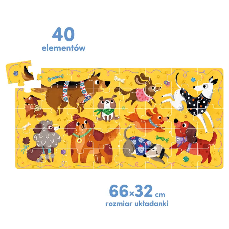 CzuCzu. Puzzle Hau Pieski. 3+