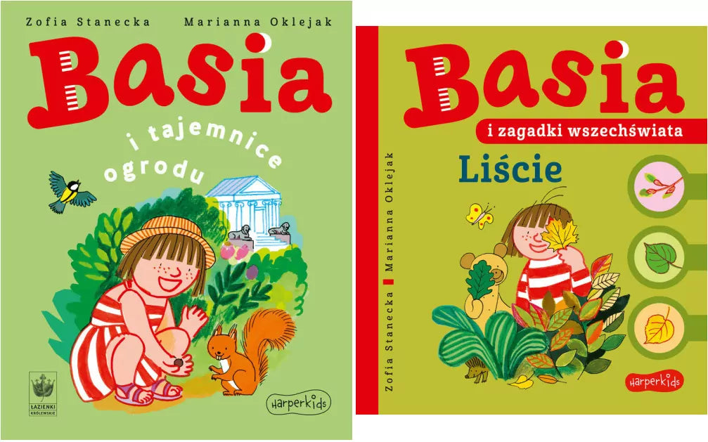 Pakiet: Basia i tajemnice ogrodu / Liście. Basia i zagadki wszechświata. Basia