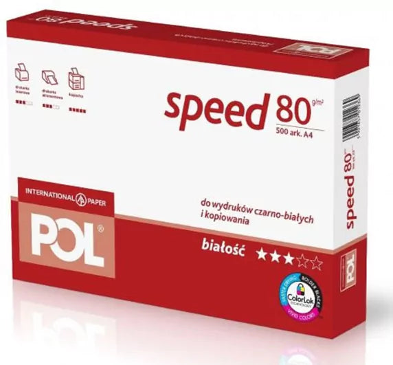 Papier ksero POLspeed. 80g 500 arkuszy A4