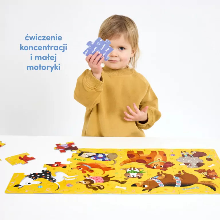 CzuCzu. Puzzle Hau Pieski. 3+