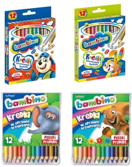 Kredki bambino 12 kolorów