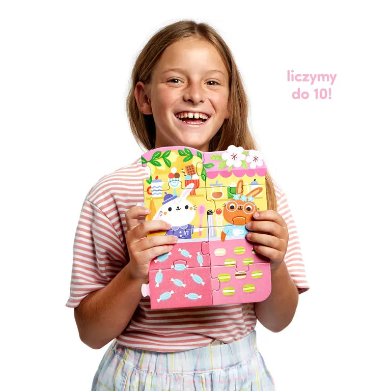 CzuCzu. Puzzle Cyfry Króliczki. 3+, 4+