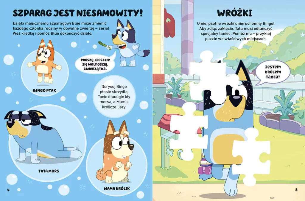 Oto Bluey! Zabawy i zadania z naklejkami. Bluey
