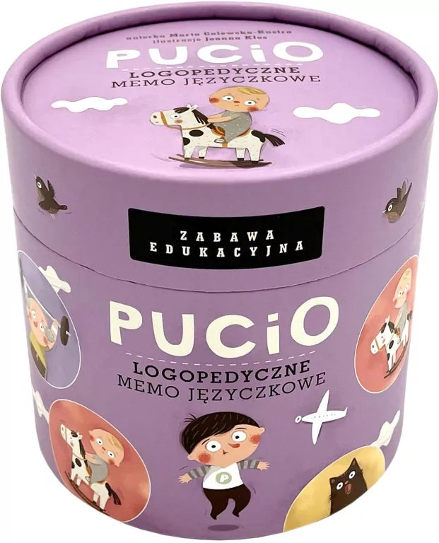 Pucio. Logopedyczne memo języczkowe. Pucio