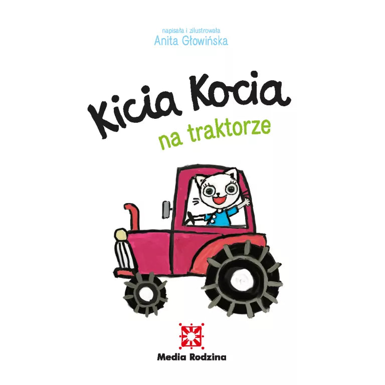 Kicia Kocia na traktorze. Kicia Kocia