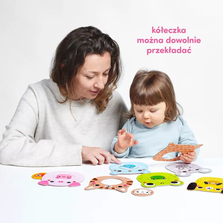 CzuCzu. Zwierzątka. Moje puzzle z dziurką. 12m+