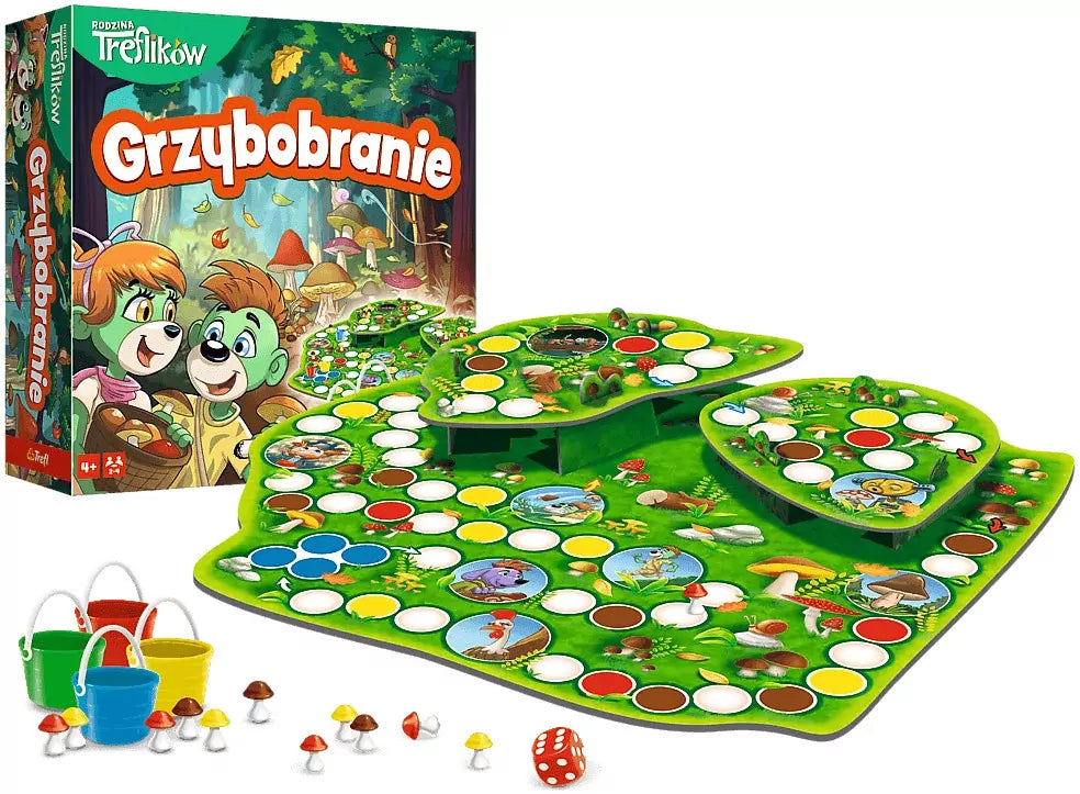 Grzybobranie. Rodzina Treflików. TREFL