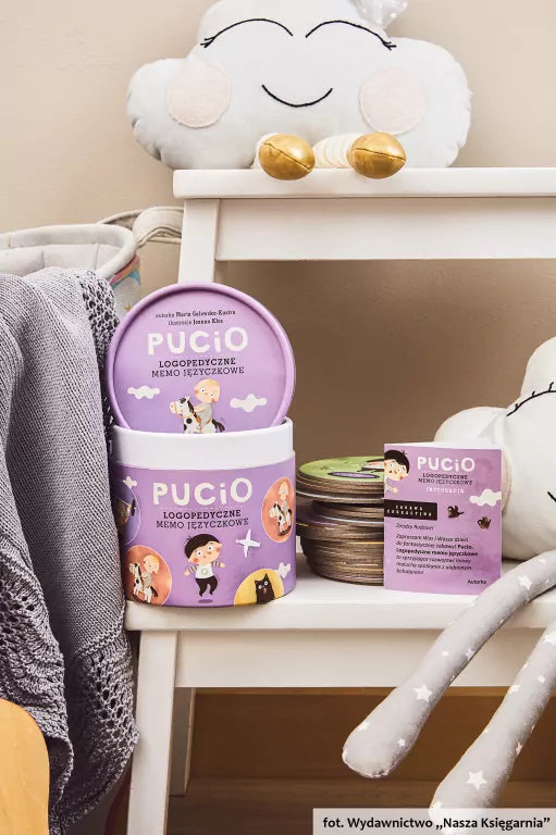 Pucio. Logopedyczne memo języczkowe. Pucio