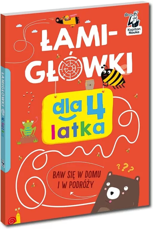 Kapitan Nauka. Łamigłówki dla 4-latka