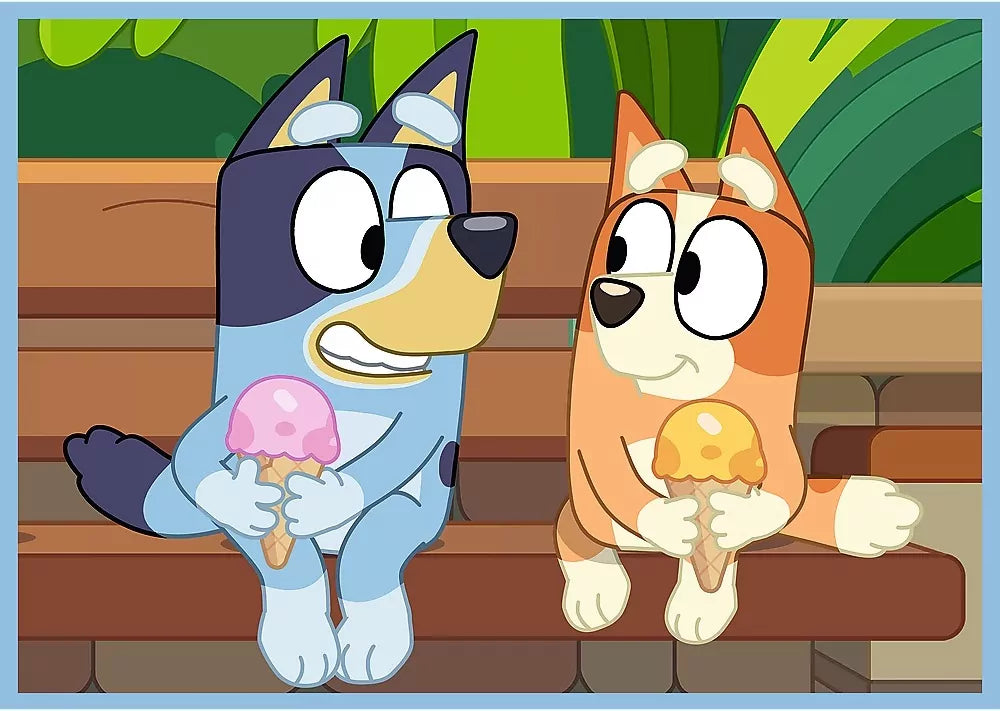 Trefl. Puzzle 4w1. Bluey i jego świat
