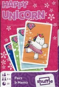 Czarny Piotruś. Memo. Happy Unicorn