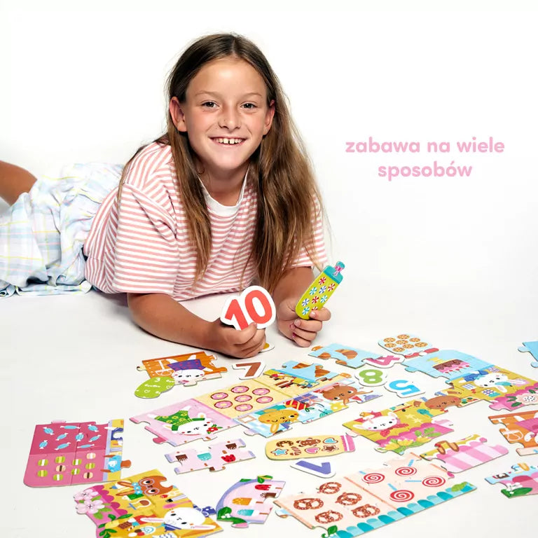 CzuCzu. Puzzle Cyfry Króliczki. 3+, 4+