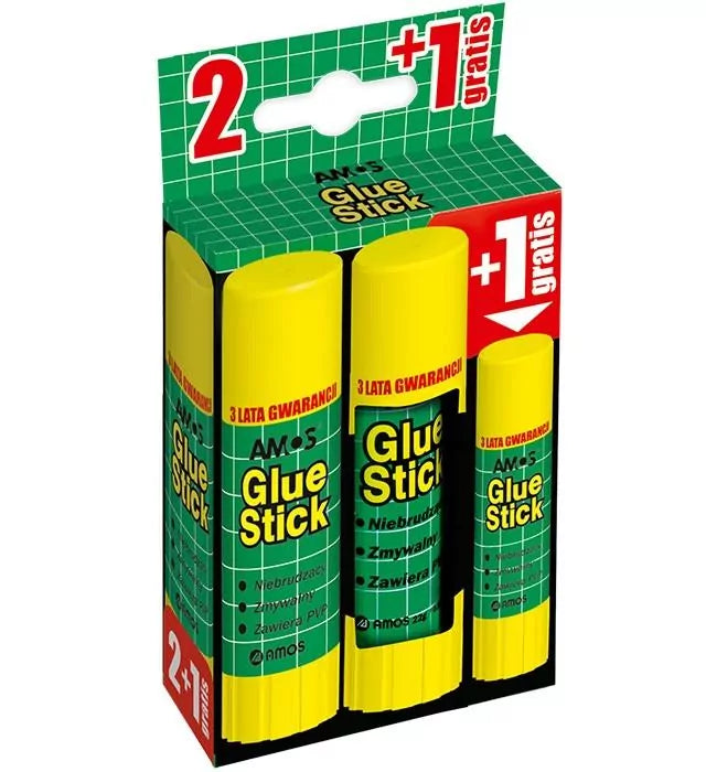 Klej w sztyfcie Glue Stick. 2 szt. 22g + dodatkowy klej 8g