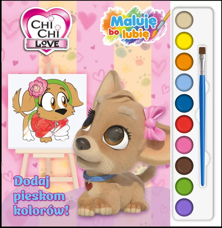 Chi chi love. Maluję bo lubię. Dodaj pieskom kolorów!