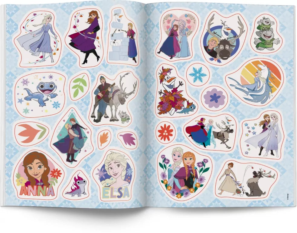 Disney Kraina Lodu. Kolorowanka z naklejkami