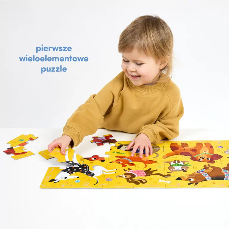 CzuCzu. Puzzle Hau Pieski. 3+