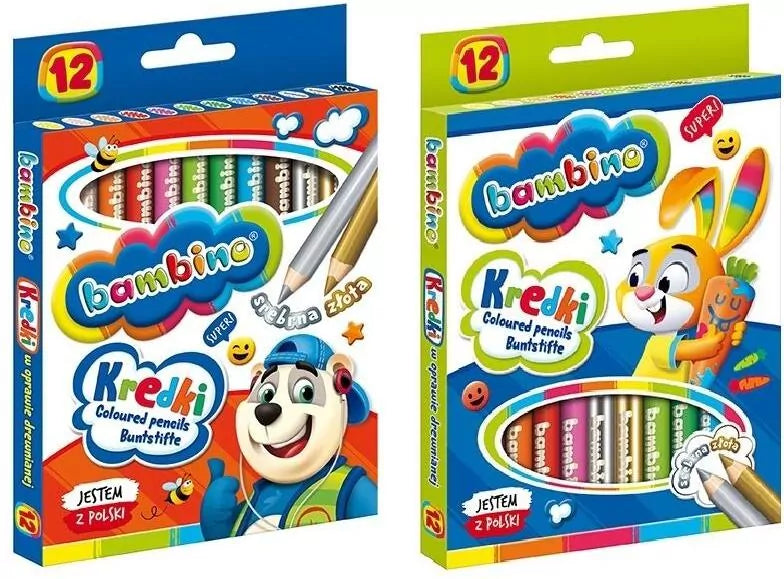 Kredki bambino 12 kolorów