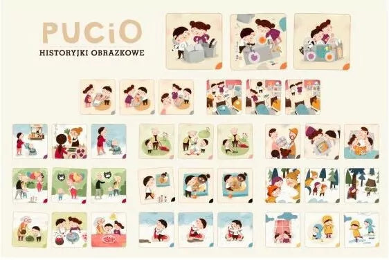 Pucio. Historyjki obrazkowe. Zabawa edukacyjna
