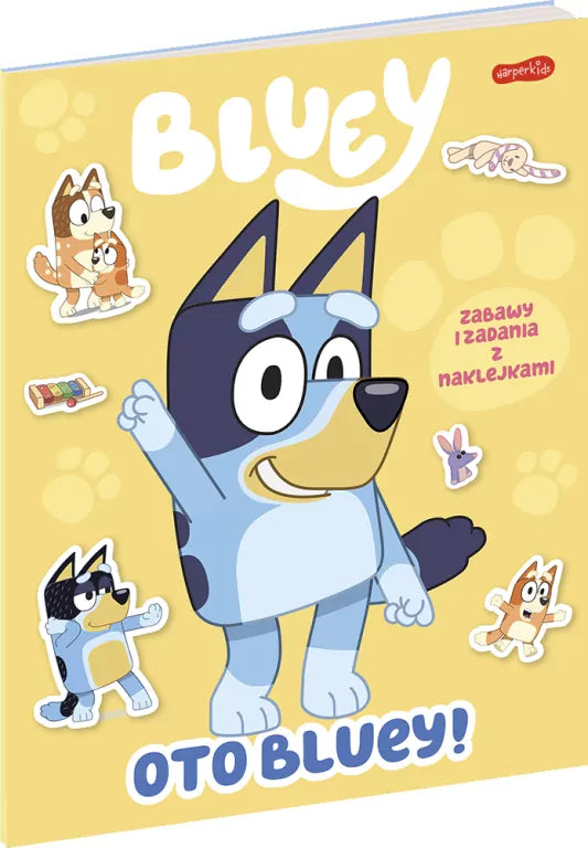 Oto Bluey! Zabawy i zadania z naklejkami. Bluey